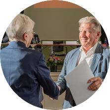 Gratulation für Anneliese Mehrtens für ihre 40-jährige AWO-Mitgliedschaft